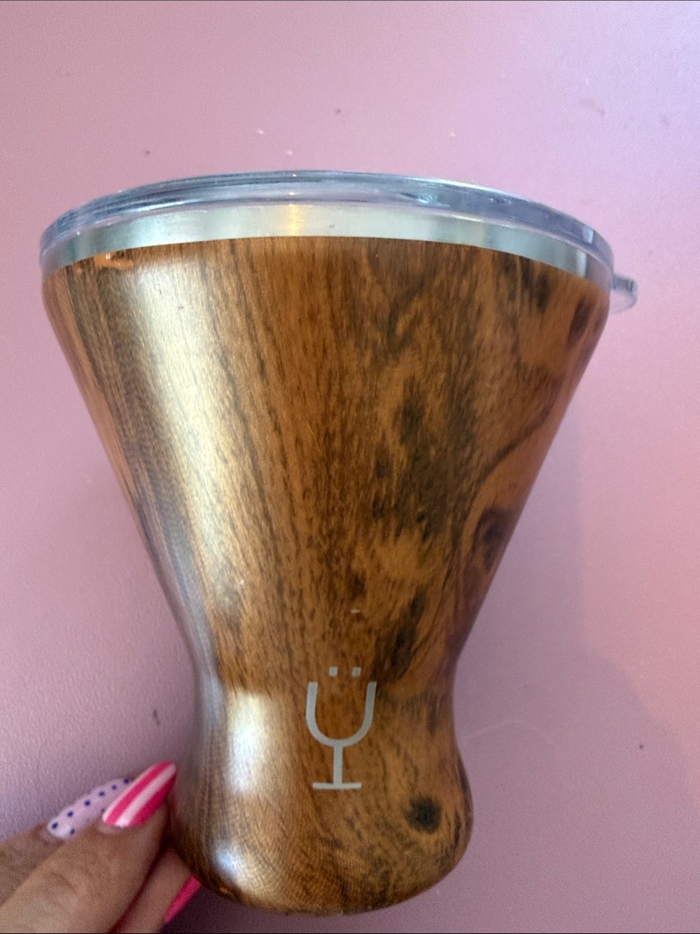 Brumate Woodgrain Margtini Tumbler with Lid